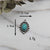 Elegant Retro Cross Owl Alloy Inlay Turquoise Jewelry Accessories