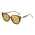 Elegant Retro Letter Pc Square Full Frame Women's Sunglasses