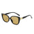 Elegant Retro Letter Pc Square Full Frame Women's Sunglasses