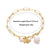 Elegant Retro Star Stainless Steel Freshwater Pearl Plating 18k Gold Plated Bracelets