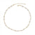 Elegant Round Freshwater Pearl Copper Plating 18k Gold Plated Necklace