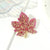 Elegant Shiny Maple Leaf Alloy Rhinestones Women's Brooches