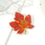 Elegant Shiny Maple Leaf Alloy Rhinestones Women's Brooches