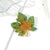 Elegant Shiny Maple Leaf Alloy Rhinestones Women's Brooches