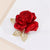 Elegant Shiny Rose Alloy Spray Paint Inlay Artificial Rhinestones Women's Brooches