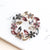 Elegant Shiny Wreath Alloy Inlay Rhinestones Women's Brooches