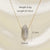 Elegant Simple Style Bullet Stainless Steel Plating 14k Gold Plated Pendant Necklace