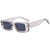 Elegant Simple Style Color Block Ac Square Full Frame Women's Sunglasses