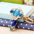 Elegant Minimalist Color Block Metal Inlay Rhinestones Women's Keychain