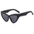 Elegant Simple Style Color Block Pc Cat Eye Full Frame Women's Sunglasses