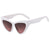 Elegant Simple Style Color Block Pc Cat Eye Full Frame Women's Sunglasses