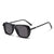 Elegant Simple Style Color Block Pc Square Full Frame Women's Sunglasses