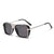 Elegant Simple Style Color Block Pc Square Full Frame Women's Sunglasses