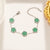 Elegant Simple Style Flower Titanium Steel Plating Inlay Shell Bracelets Earrings Necklace