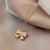 Elegant Simple Style Geometric Titanium Steel Plating Inlay Artificial Pearls Shell Zircon Necklace