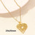 Elegant Simple Style Heart Shape Stainless Steel Plating Hollow Out 18k Gold Plated Pendant Necklace