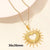 Elegant Simple Style Heart Shape Stainless Steel Plating Hollow Out 18k Gold Plated Pendant Necklace