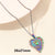 Elegant Simple Style Heart Shape Stainless Steel Plating Hollow Out 18k Gold Plated Pendant Necklace