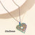 Elegant Simple Style Heart Shape Stainless Steel Plating Hollow Out 18k Gold Plated Pendant Necklace