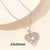 Elegant Simple Style Heart Shape Stainless Steel Plating Hollow Out 18k Gold Plated Pendant Necklace