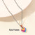 Elegant Simple Style Heart Shape Stainless Steel Plating Hollow Out 18k Gold Plated Pendant Necklace