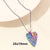 Elegant Simple Style Heart Shape Stainless Steel Plating Hollow Out 18k Gold Plated Pendant Necklace