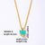 Elegant Simple Style Heart Shape Stainless Steel Plating Inlay Zircon Gold Plated Pendant Necklace