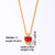 Elegant Simple Style Heart Shape Stainless Steel Plating Inlay Zircon Gold Plated Pendant Necklace