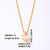 Elegant Simple Style Heart Shape Stainless Steel Plating Inlay Zircon Gold Plated Pendant Necklace