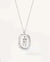 Elegant Simple Style Letter Sterling Silver Zircon Pendant Necklace In Bulk