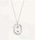 Elegant Simple Style Letter Sterling Silver Zircon Pendant Necklace In Bulk