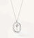 Elegant Simple Style Letter Sterling Silver Zircon Pendant Necklace In Bulk