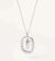 Elegant Simple Style Letter Sterling Silver Zircon Pendant Necklace In Bulk