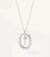 Elegant Simple Style Letter Sterling Silver Zircon Pendant Necklace In Bulk