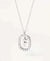 Elegant Simple Style Letter Sterling Silver Zircon Pendant Necklace In Bulk