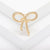 Elegant Simple Style Pin Bow Knot Alloy Plating Women's Brooches