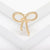 Elegant Simple Style Pin Bow Knot Alloy Plating Women's Brooches