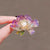 Elegant Simple Style Pin Rose Flower Alloy Plating Women's Brooches