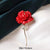 Elegant Simple Style Pin Rose Flower Alloy Plating Women's Brooches