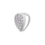 Elegant Simple Style Shiny Water Droplets Heart Shape 18k Gold Plated Zircon Copper Wholesale Charms Jewelry Accessories