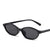 Elegant Simple Style Solid Color Ac Oval Frame Full Frame Women's Sunglasses