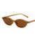 Elegant Simple Style Solid Color Ac Oval Frame Full Frame Women's Sunglasses