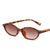 Elegant Simple Style Solid Color Ac Oval Frame Full Frame Women's Sunglasses