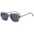 Elegant Simple Style Solid Color Ac Square Full Frame Women's Sunglasses