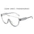 Elegant Simple Style Solid Color Pc Toad Glasses Full Frame Women's Sunglasses