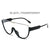 Elegant Simple Style Solid Color Pc Toad Glasses Full Frame Women's Sunglasses