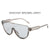 Elegant Simple Style Solid Color Pc Toad Glasses Full Frame Women's Sunglasses