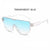 Elegant Simple Style Solid Color Pc Toad Glasses Full Frame Women's Sunglasses