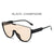 Elegant Simple Style Solid Color Pc Toad Glasses Full Frame Women's Sunglasses