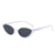 Elegant Simple Style Streetwear Geometric Ac Oval Frame Full Frame Women's Sunglasses